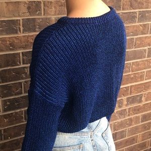 American Apparel cable knit sweater